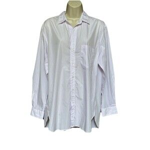 Frank & Eileen Joedy Size Large Boyfriend Button Down Superfine Shirt Pink Blue